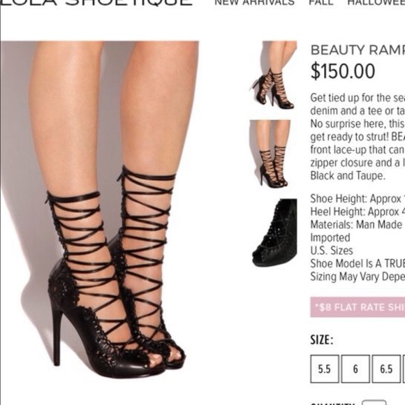 Rare Lola Shoetique Beauty Rampage Heels - Picture 3 of 13